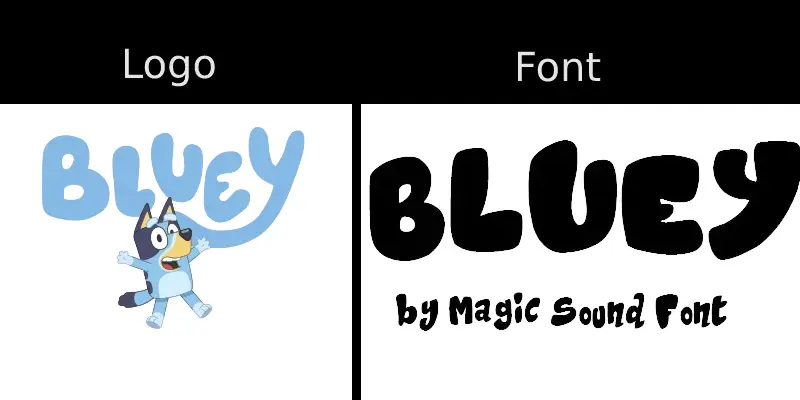 Bluey vs Magic Sound Font comparison exmple
