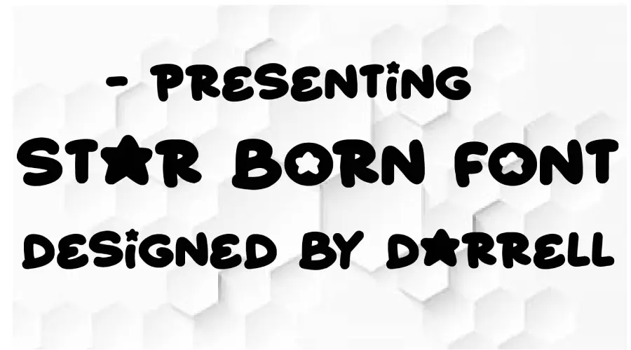 Star Born Font