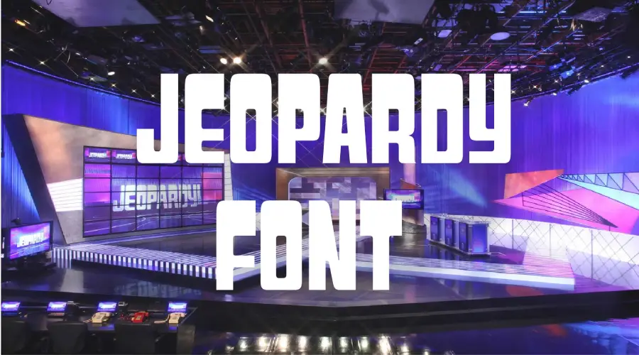 Jeopardy font
