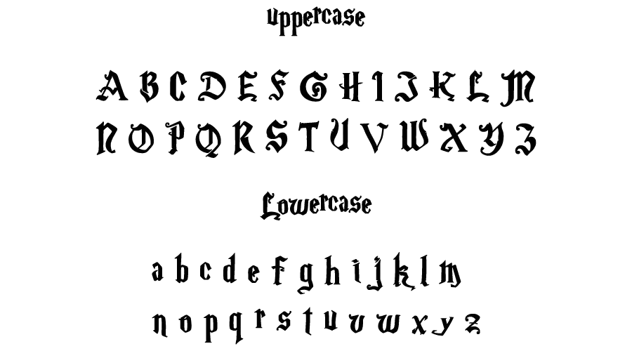 Magic School Font Character