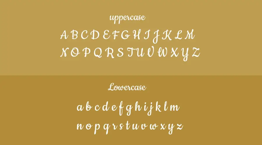 Cookie Font Characters
