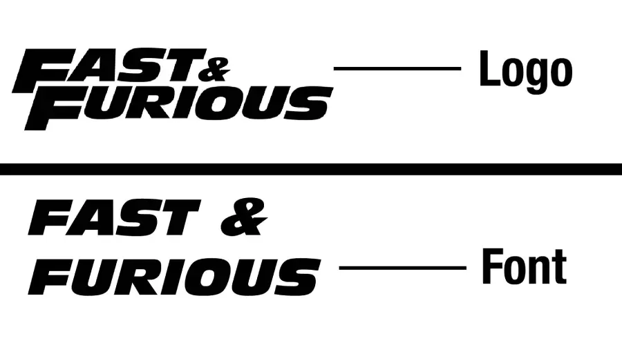 Fast And Furious movie logo vs Antique Olive Std Nord Italic font similarity examplw