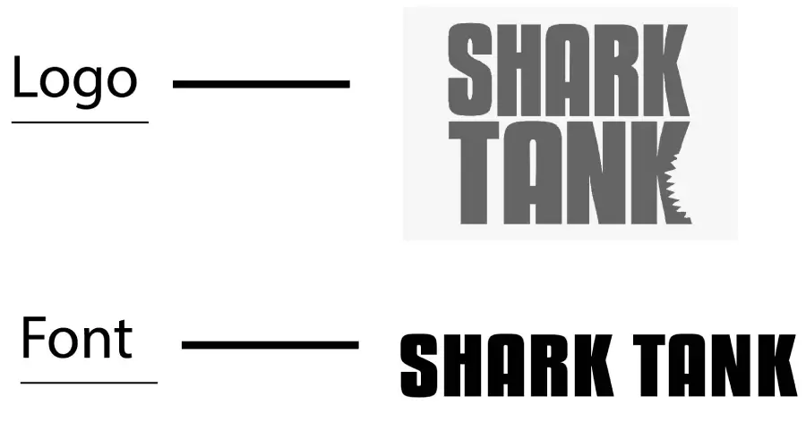 Shark Tank logo vs Kenyan Coffee Bold Font similar