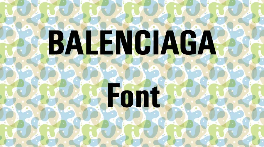Balenciaga Font » Fonts Max