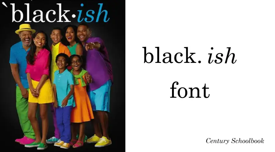 blackish font