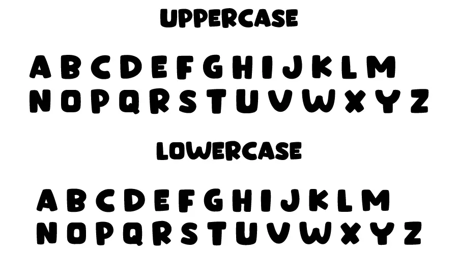 Crispy Tofu Font Character map