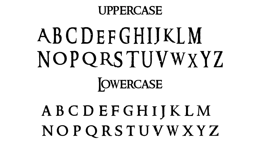 Ringbearer Font Character