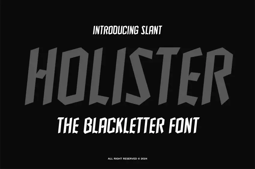 Holister Font